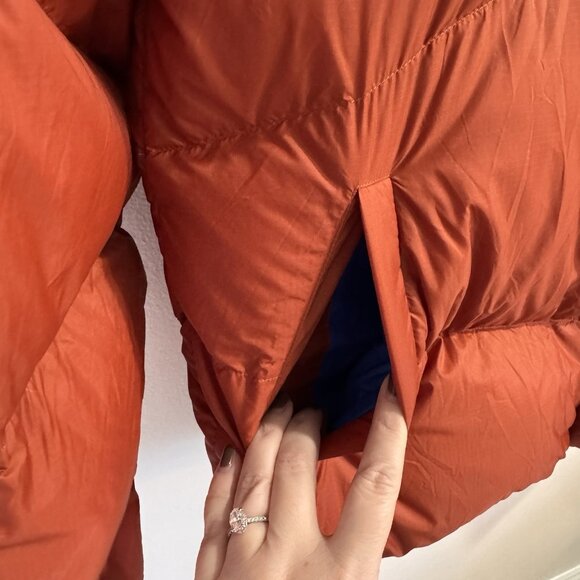 Cotopaxi Coat Jacket Womens XL Puffer 650 Down Nina Hooded Burnt Orange Ripstop - Picture 5 of 11